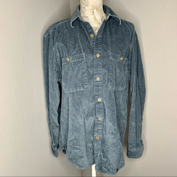 The Territory Ahead Tops - TERRITORY AHEAD Soft Corduroy Button Up Medium